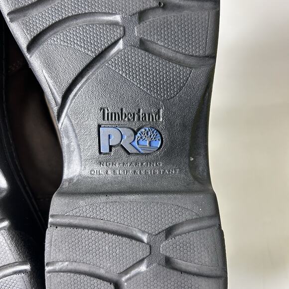 Timberland PRO Men's 12 M Branston Alloy Safety Toe Slip-On ESD Brown Moc 91694 - Picture 7 of 10